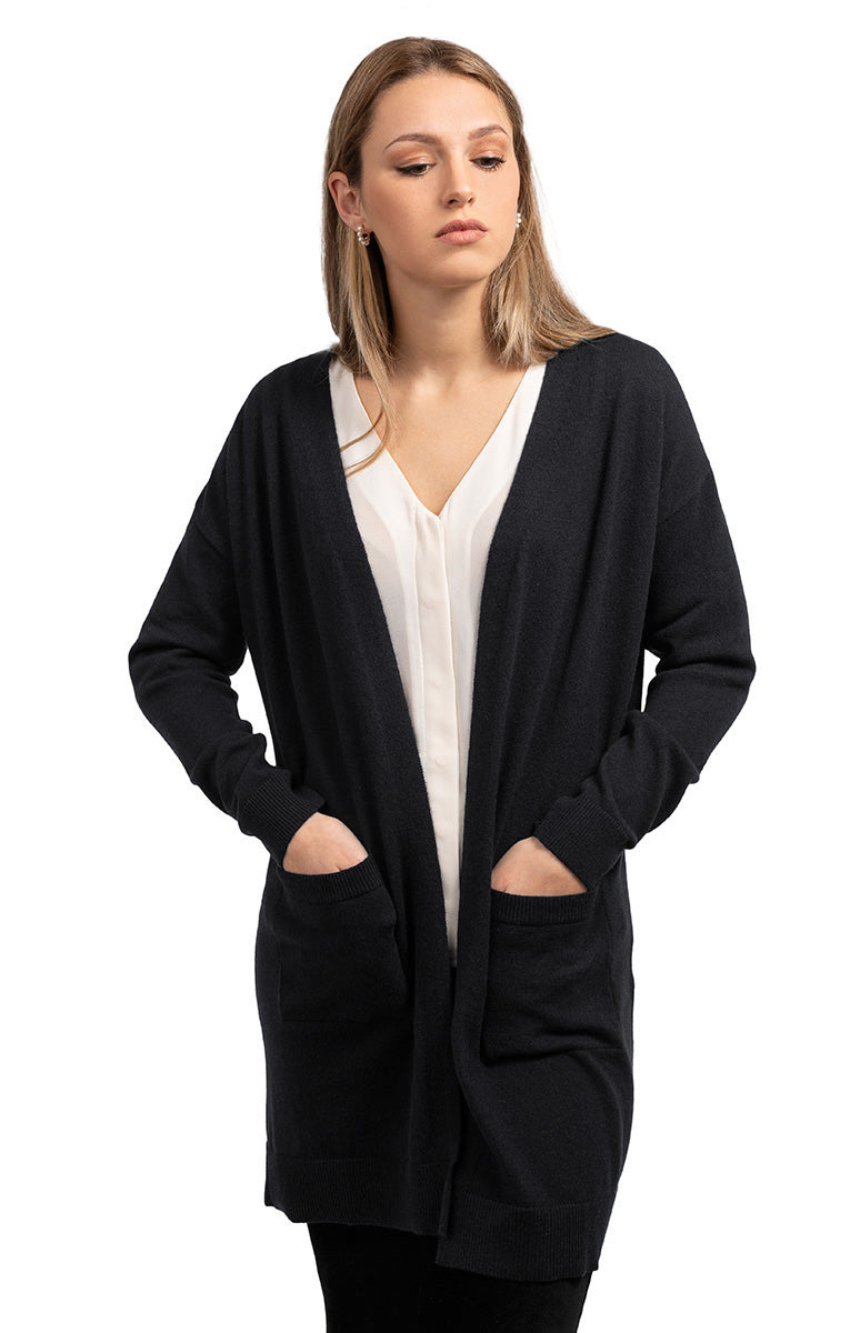 Qoier Gilet di jeans da donna con bottoni e scollo a V, tinta unita Qoier Gilet di jeans da donna con bottoni e scollo a V, tinta unita