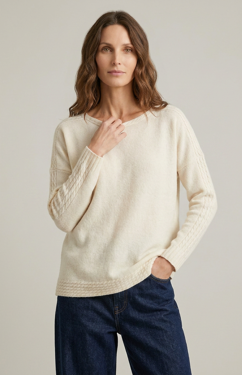 Maglia Quadrata con trecce