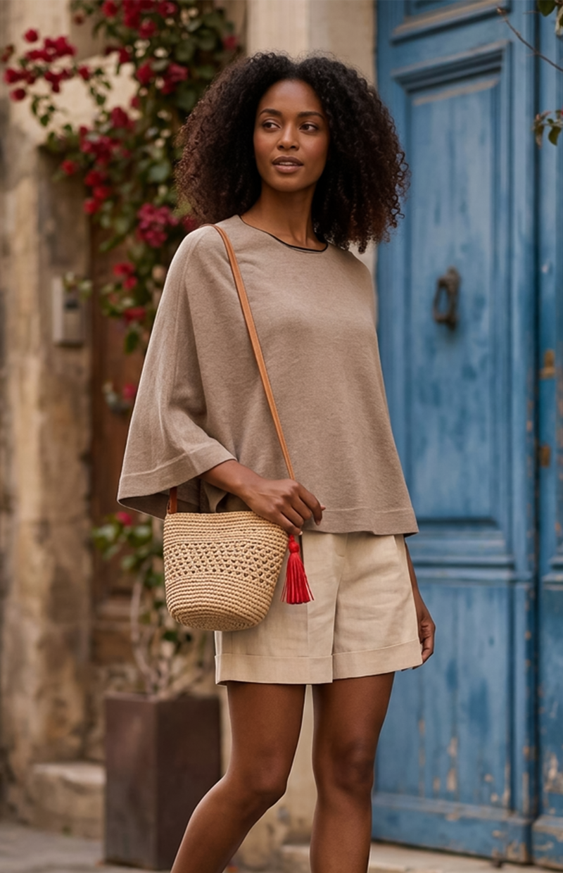 Mantellina Seta-Cashmere