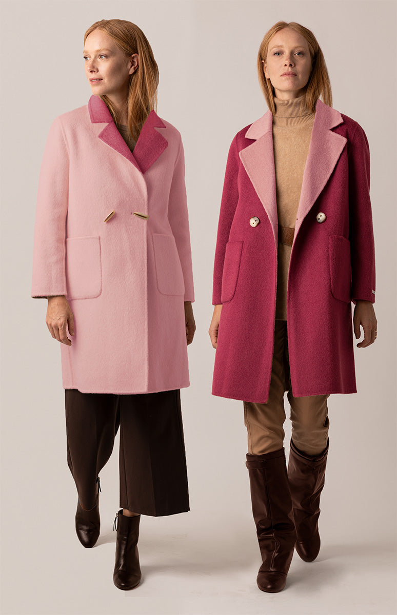 Cappotto Classico Kaos Cappotto Rosa Vicolo Cappotto Rosa