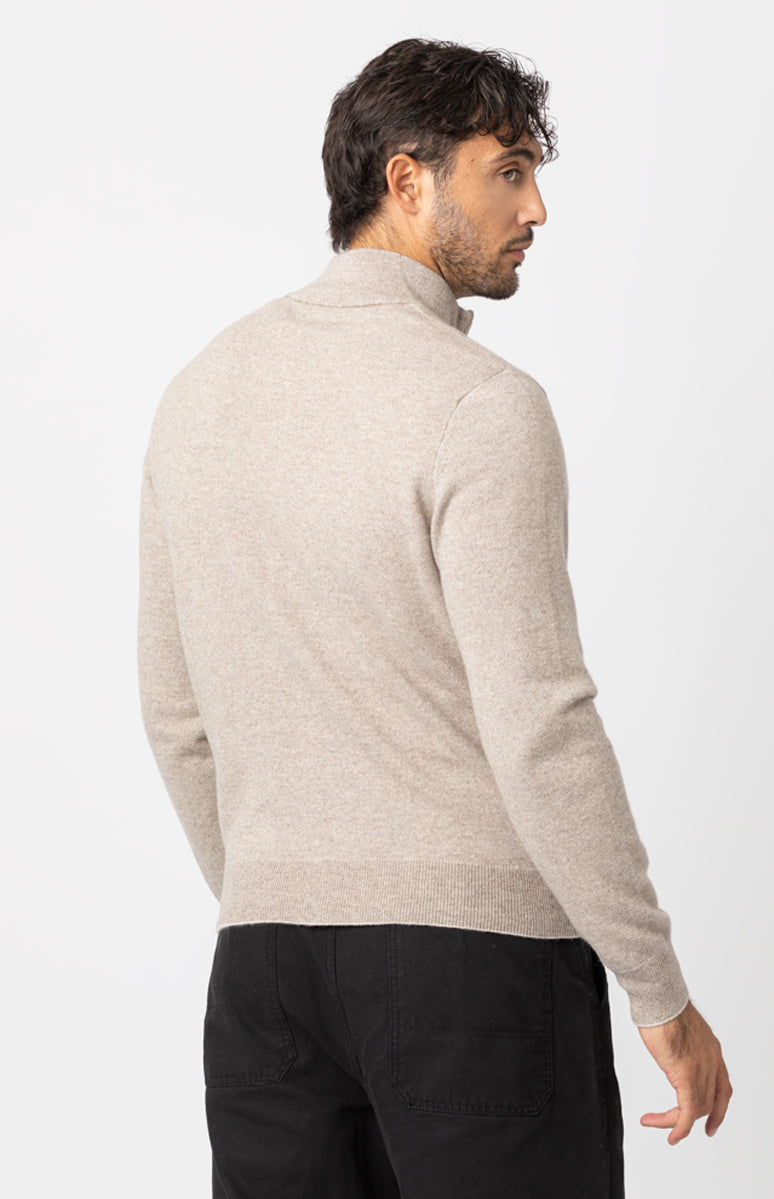 Street One MEN Cardigan Basic Con Cerniera Uomo - Cotone Di Qualità, Colletto Alto, Taglie Regolari