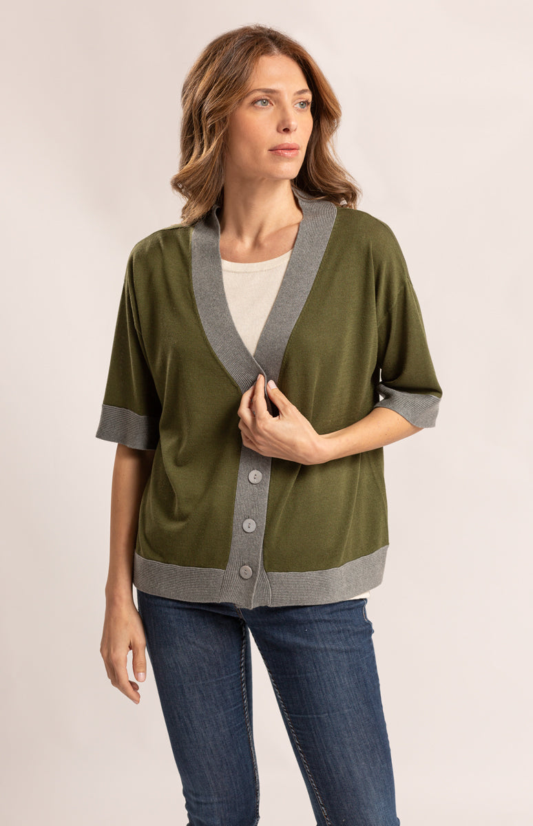 Cardigan Mezza Manica Donna