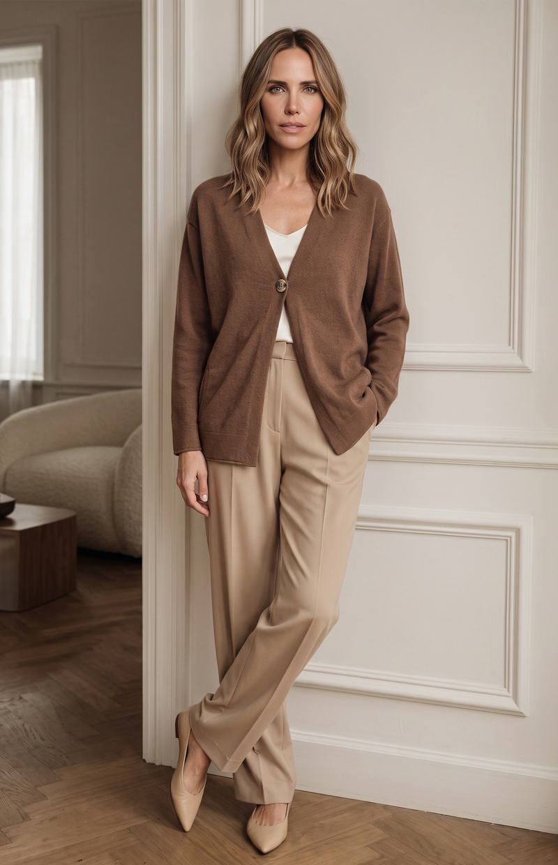 Cardigan in Cotone con tasche