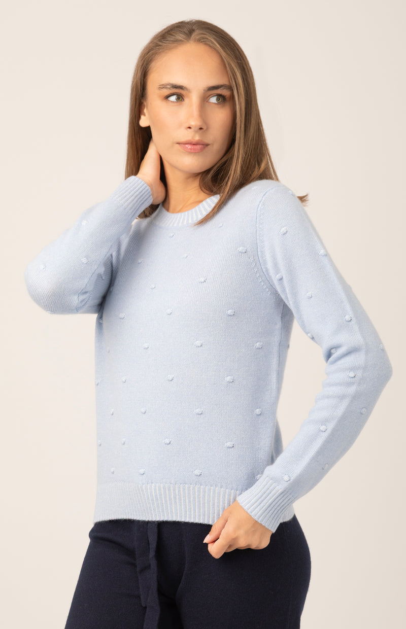 Girocollo Cashmere Pois