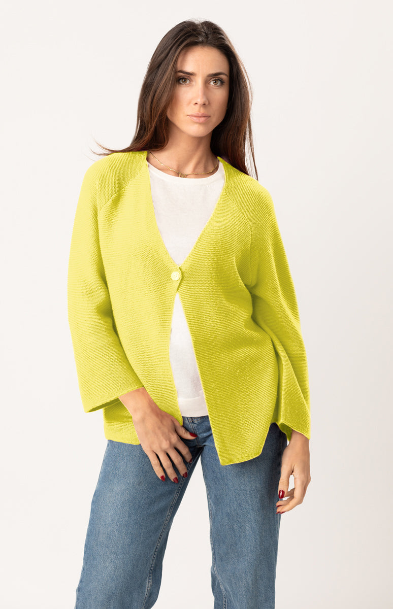 Cardigan Femme Golfino - Imprimé Floral Beige Et Rose - Taille L/XL - Neuf Sans étiquettes