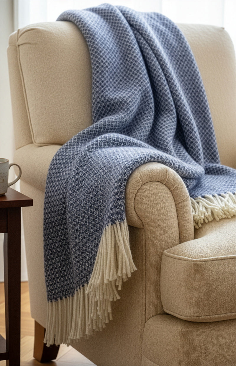 Plaid occhio di pernice