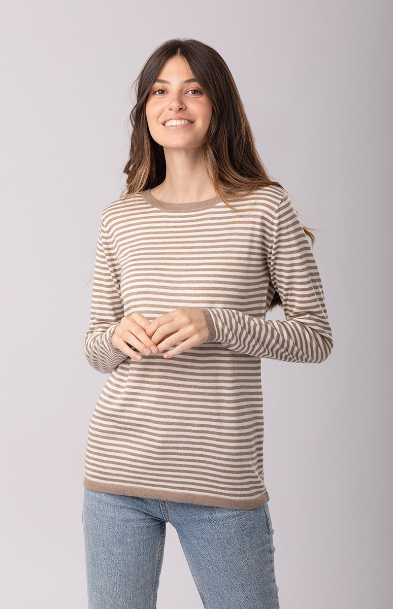 Maglia Donna a righe con colletto Blu - Liu Jo | Martini 900 Maglia Donna a righe con colletto Blu - Liu Jo | Martini 900