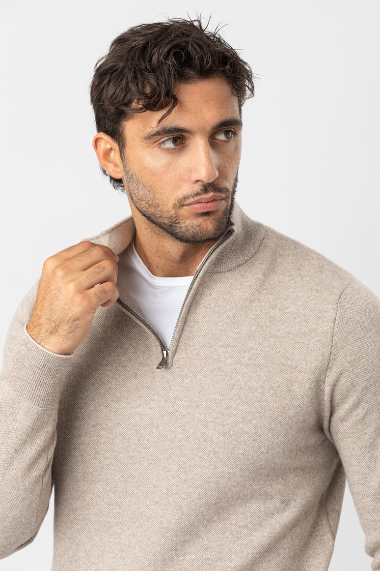 Mezza Zip Uomo Armani Maglione Collo Alto HOT Mezza Zip Uomo