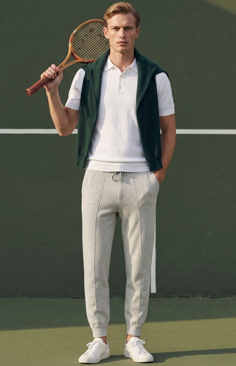 Pantalone Uomo Cotone e Cashmere