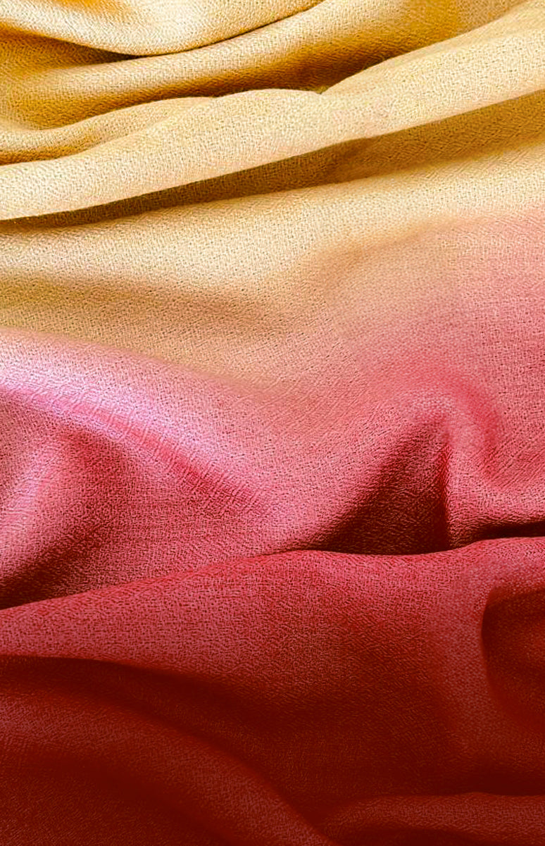 Sciarpa Pashmina Avvolgente – Fantasia Paisley Rosso E Nero, Morbida Seta E Cashmere