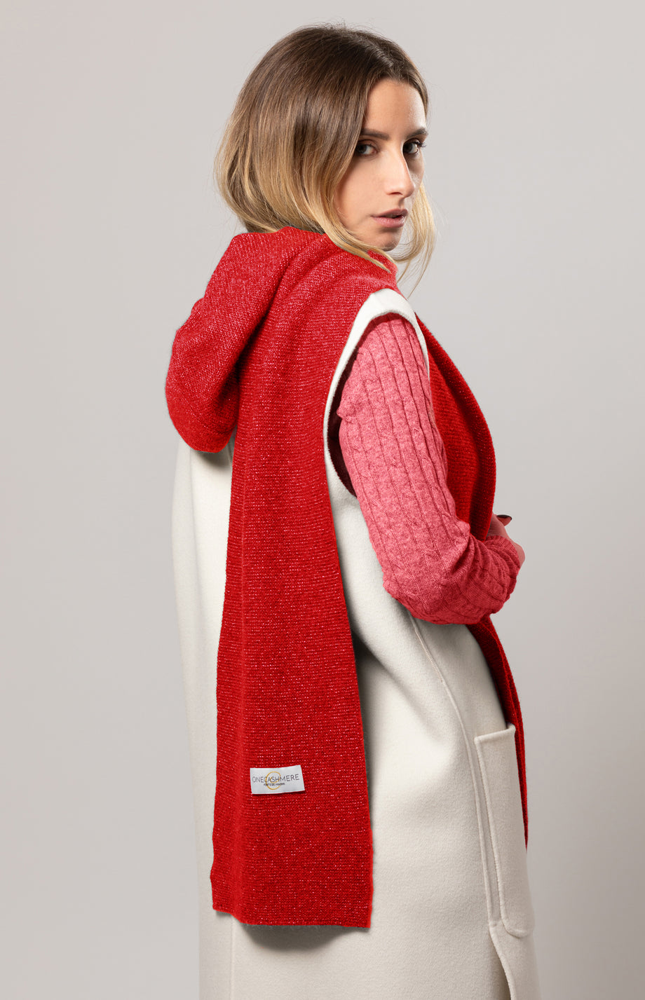 Scarf with hoodie – ONECASHMERE