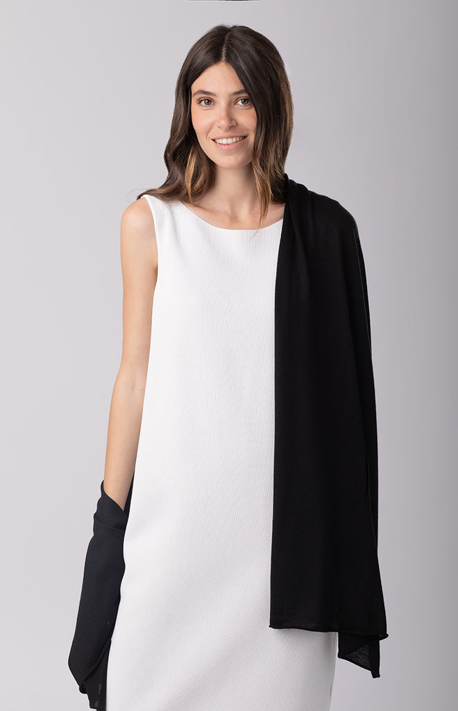 Stoler Ladies Silk and Cashmere Shawl Stole – ONECASHMERE