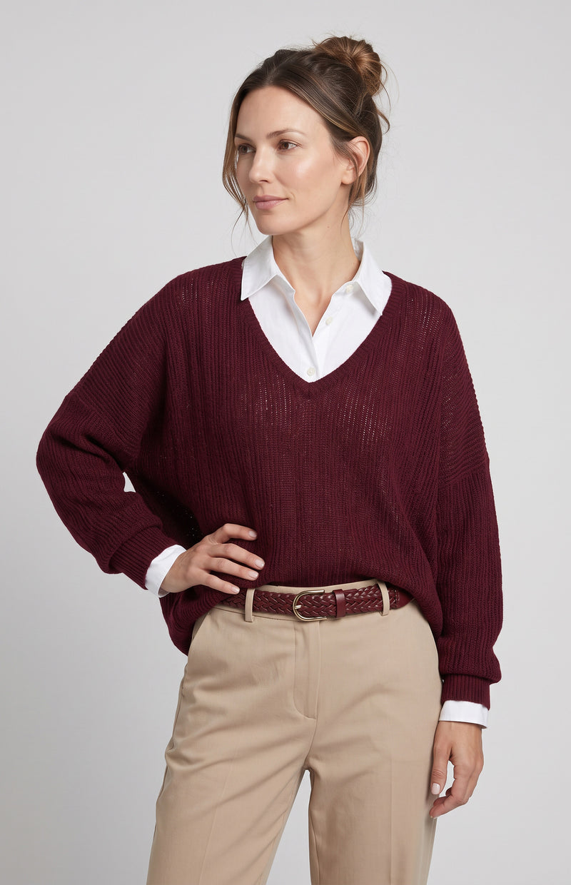 Pullover Scollo a V Over Eco