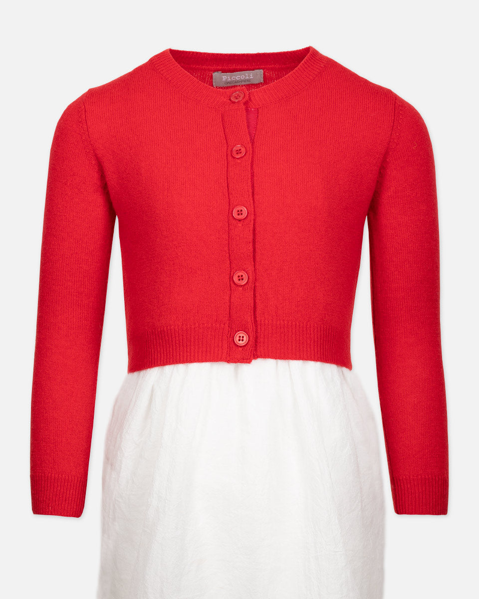 cardigan ai ferri bambina 2-10 anni | La Maglia di Marica cardigan ai ferri bambina 2-10 anni | La Maglia di Marica