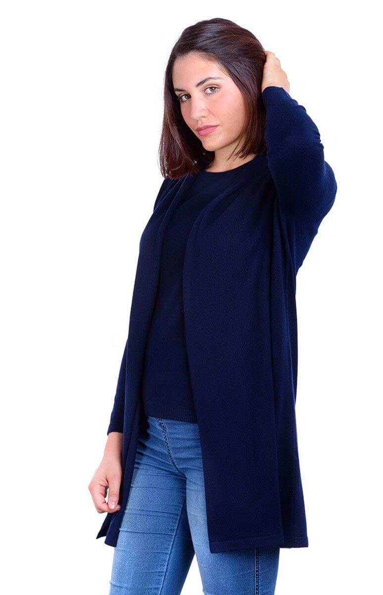 Cashmere Long Cardigan Without Buttons for Sale Online ONECASHMERE