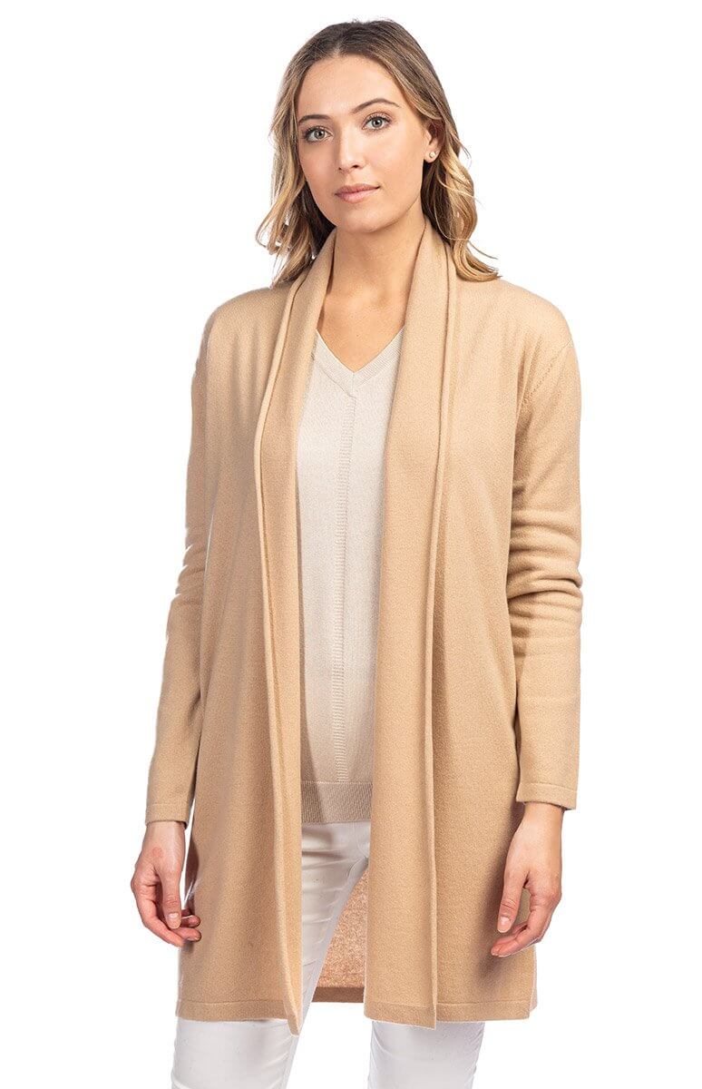 Cashmere Cardigan Senza Bottoni Uomo Cardigan Misto Cashmere Dalle