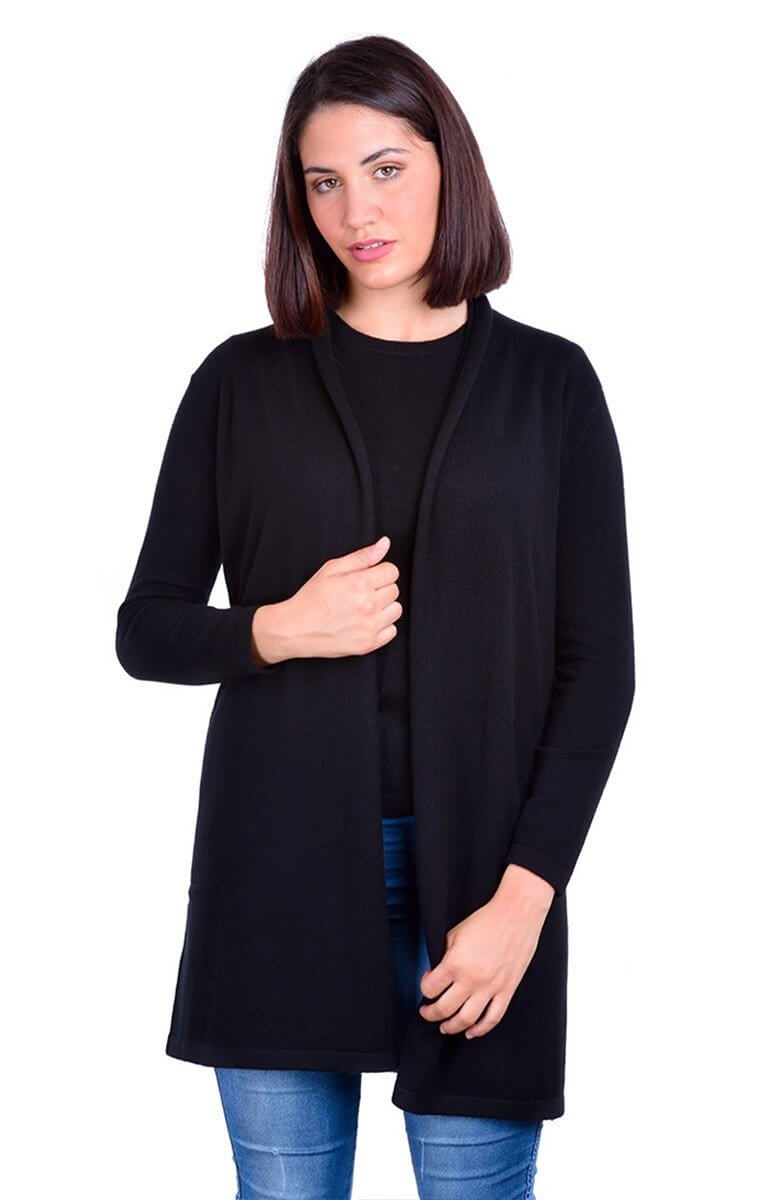 Cashmere Long Cardigan Without Buttons for Sale Online ONECASHMERE