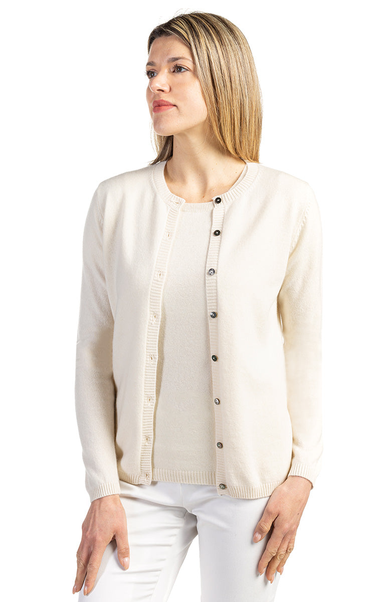 Women's Cashmere Cardigan Twin Sweater Set - Cashmere Boutique