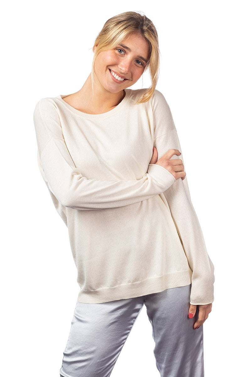 Maglie In Cashmere Vendita Online Maglia Over Collo A Barca