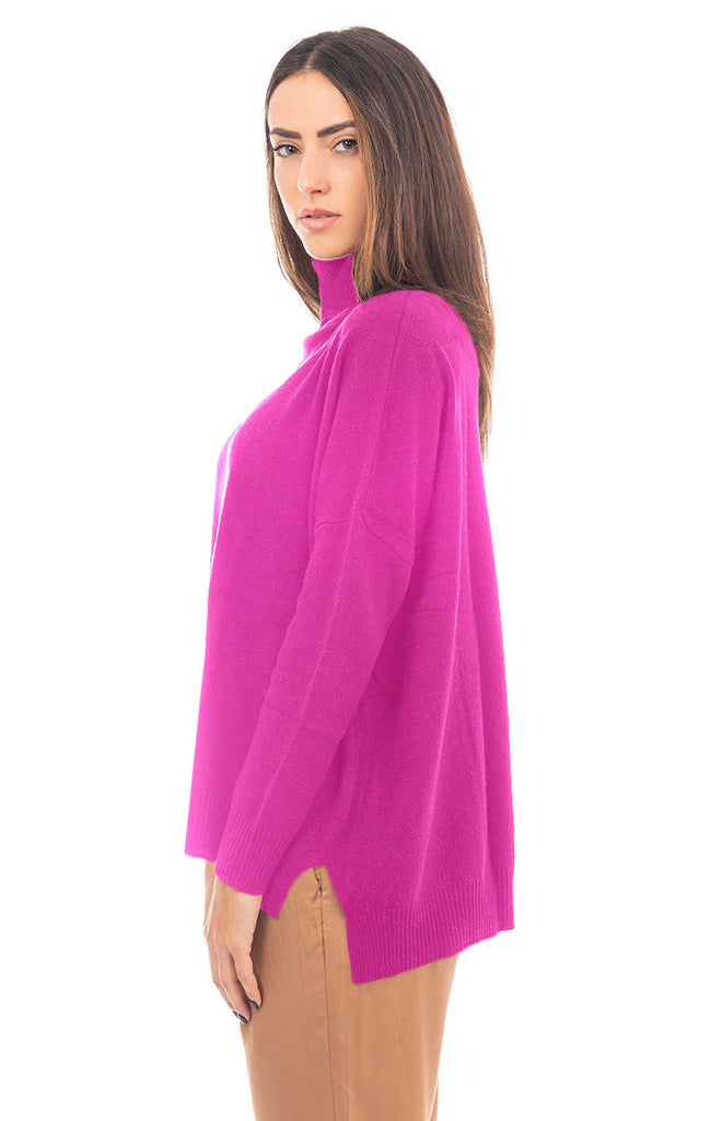 Maglia fluo outlet collo alto