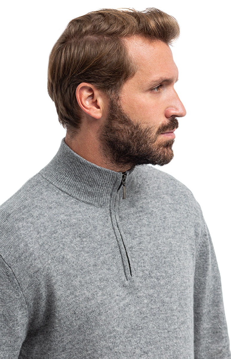 Maglia con zip uomo clearance