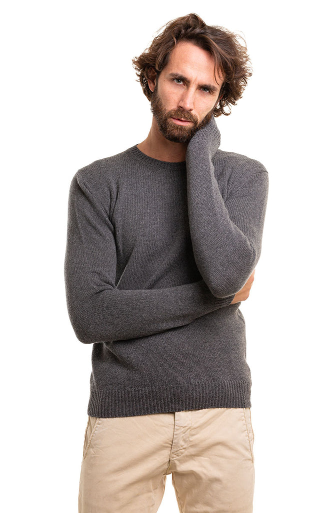 Girocollo medio peso rombi color naturale | Viadeste | Cecchi Uomo E Girocollo medio peso rombi color naturale | Viadeste | Cecchi Uomo E