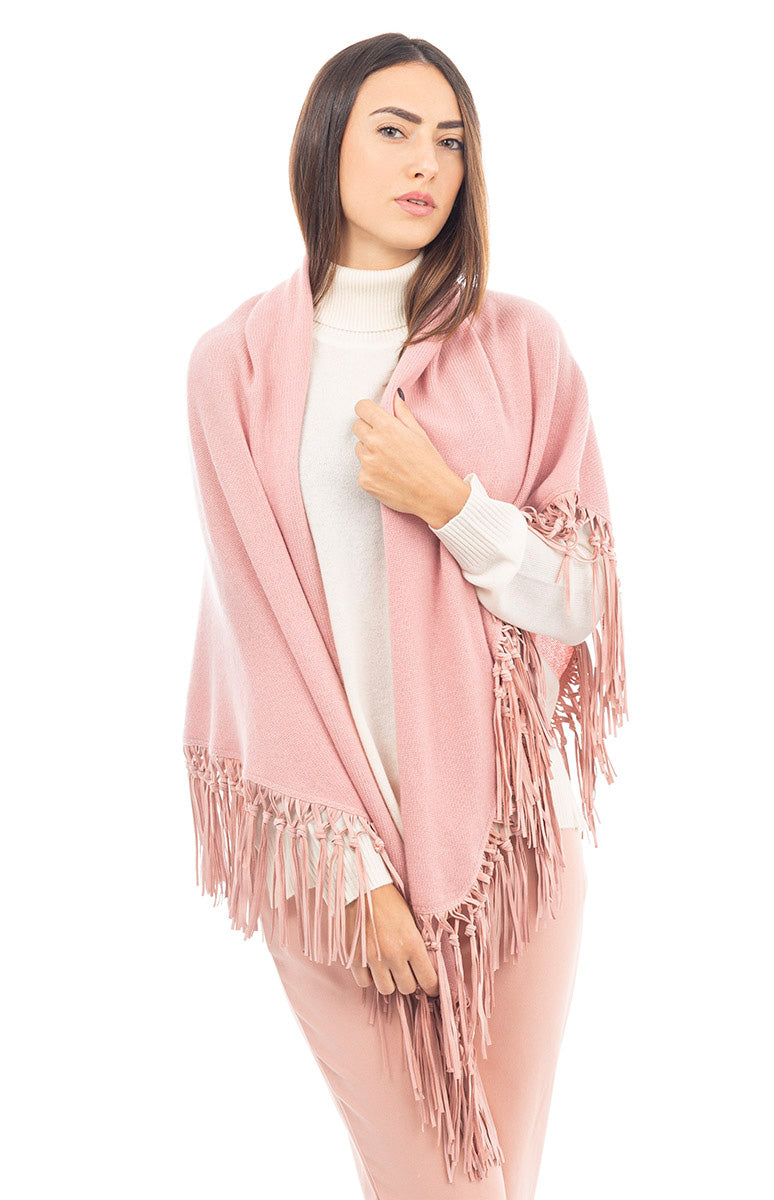 2-ply Shawl with fringes – ONECASHMERE 2-ply Shawl with fringes – ONECASHMERE
