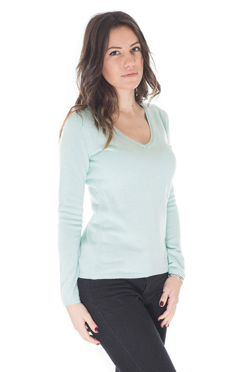 PesoPiuma® Women's V-neck in Cashmere for Sale Online – ONECASHMERE