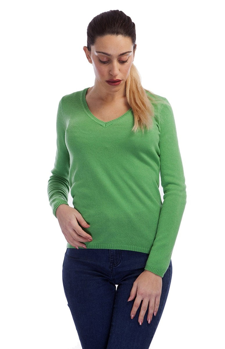 PesoPiuma® Women's V-neck in Cashmere for Sale Online – ONECASHMERE
